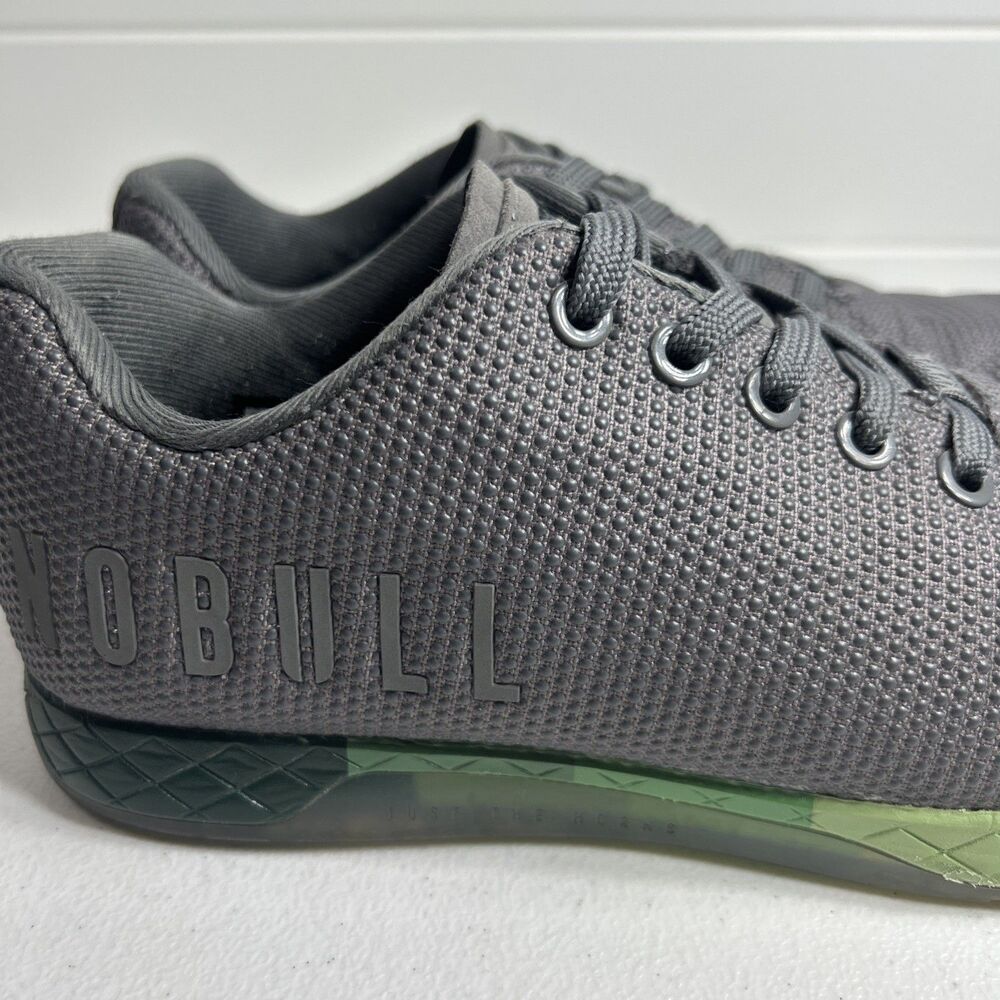 Nobull Shoes Mens Sz 6.5 Women 8 Gray SuperFabric Trainer Outwork Crossfit Gym - Picture 2 of 11